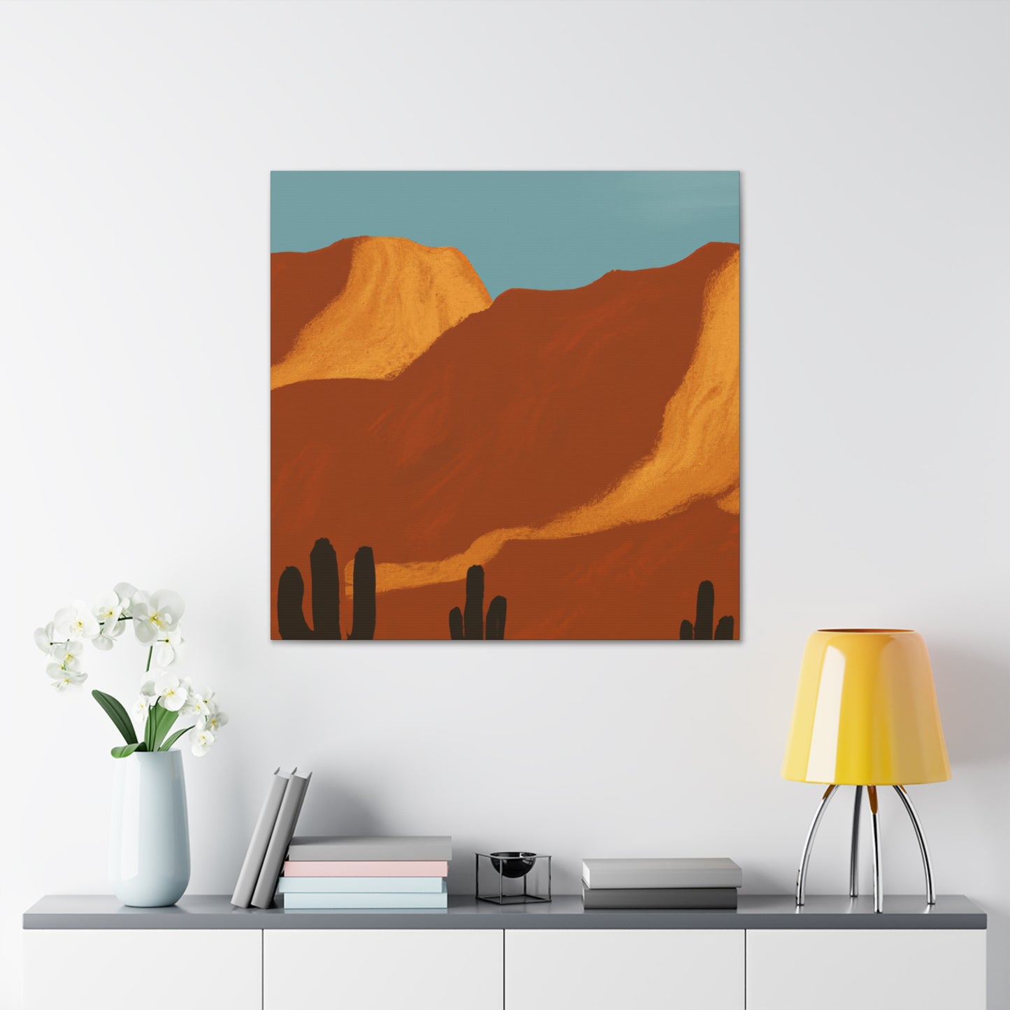 Retro Revival - Vintage Contemporary - Desert - Canvas