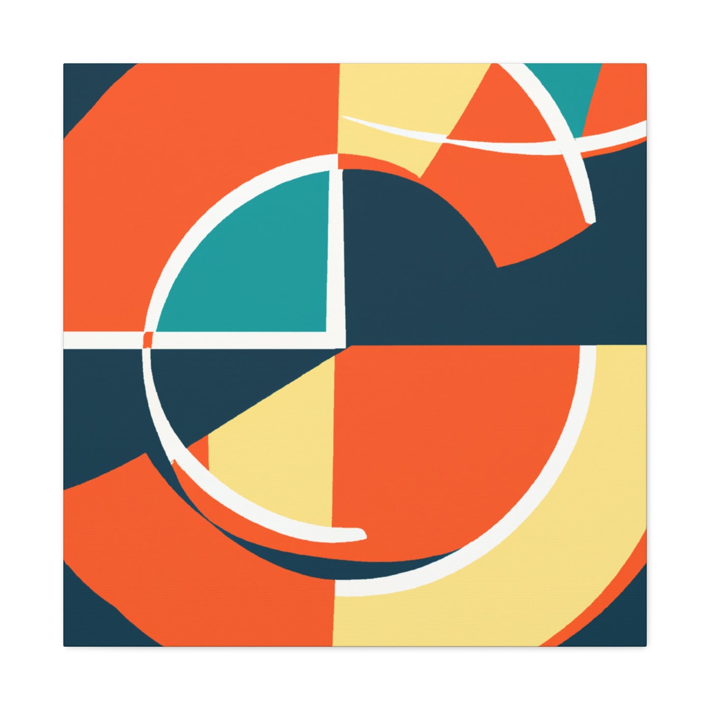 Vibrant Palette- Midcentury - Canvas