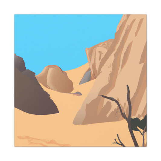 Sandy Oasis - Landscape - Canvas