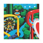 Sunburst Haven - Landscape - Amusement - Canvas