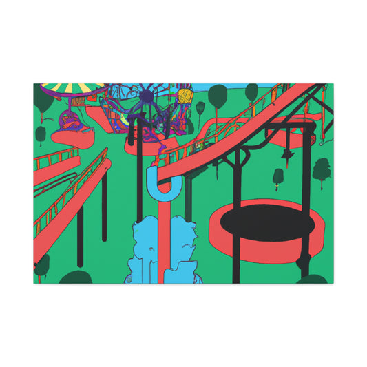 Mystic Meadow-Landscape - Amusement - Canvas