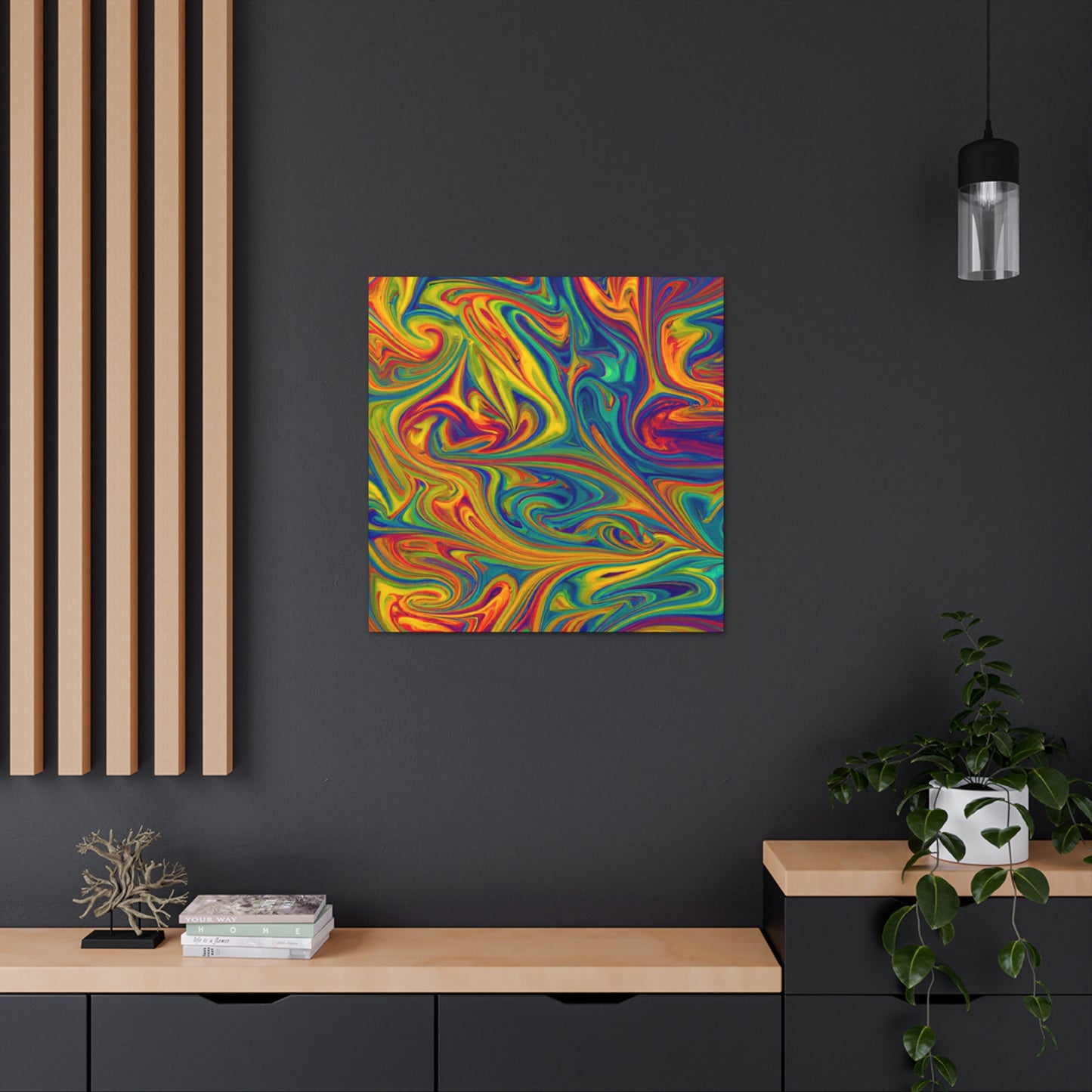 Blending  Hot - Canvas - Abstract