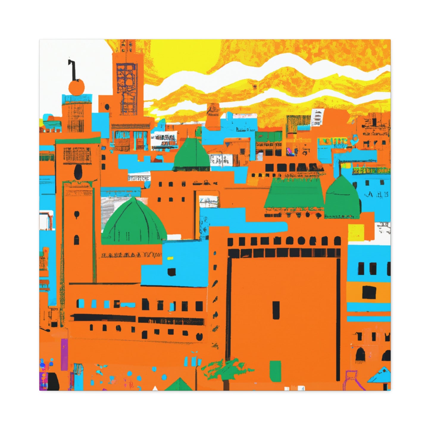 Zayna Sarif - Morraco - Canvas