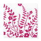 Carmine - Floral - Canvas