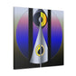 "The Gleaming Facades of Art Deco" - Retro Design Canvas
