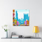 Vibrant Visions - Destination India - Canvas