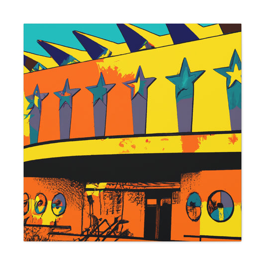 Whirlin' Wheels Diner and Drive-In - Canvas