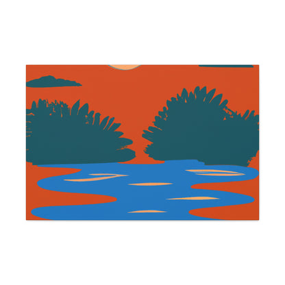 "Blade Dance - Midcentury" - Canvas