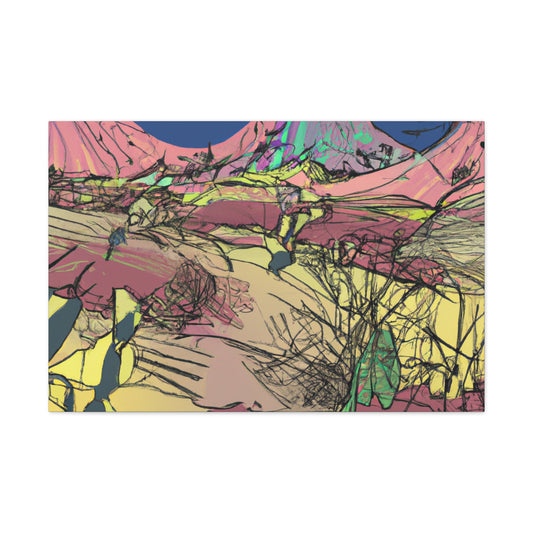 Scorching Sands Landscape - Canvas - Desert