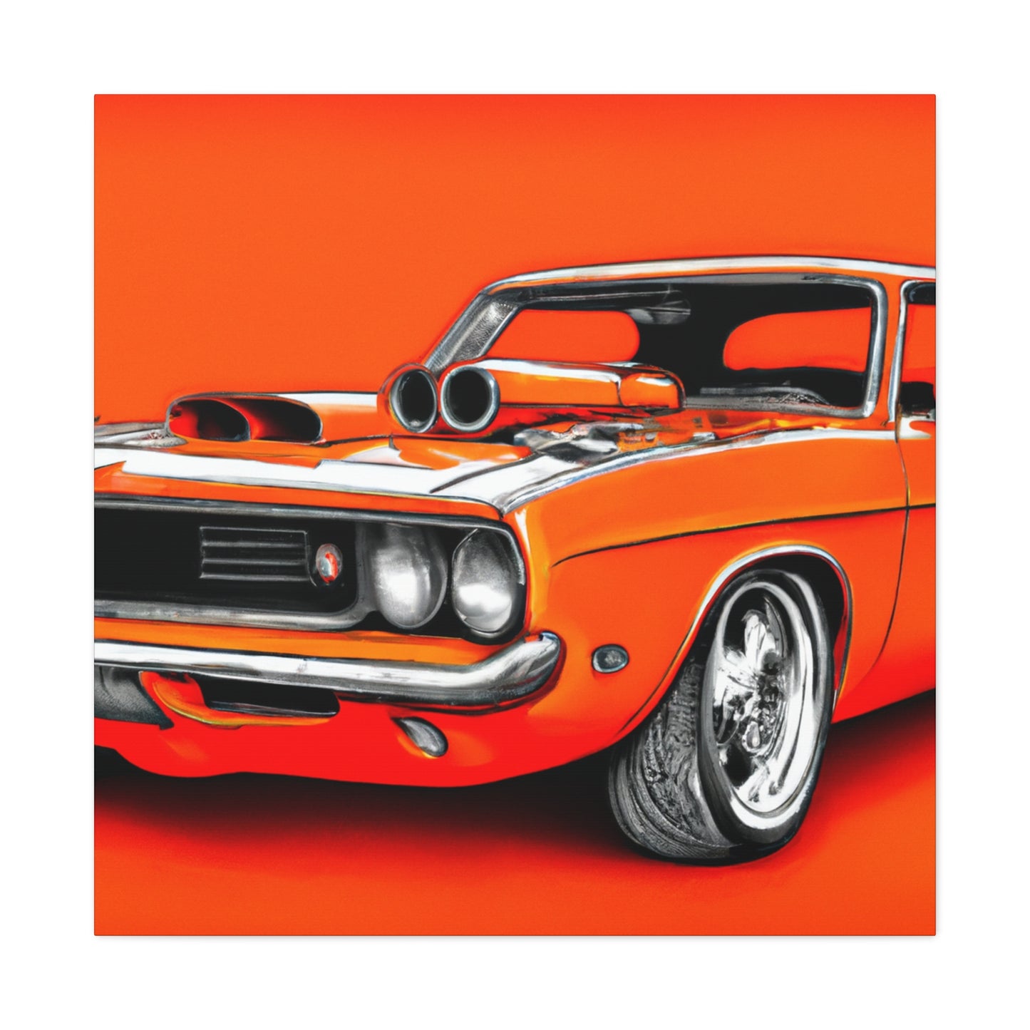 The "Tailgator" - Automobile - Canvas