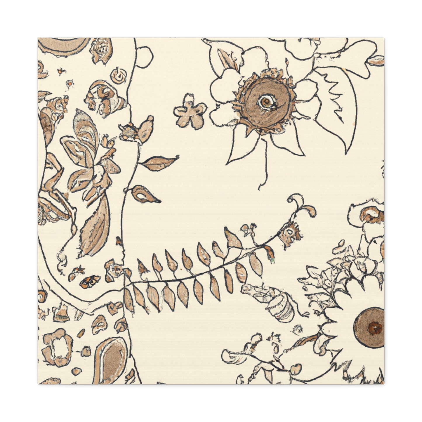 Blossomway - Floral - Canvas