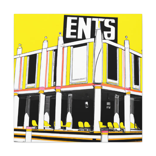 The Big Bopper Bowling Bar. - Canvas Pop Art