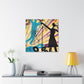 "Crankin' Tracks - Retro Music" - Canvas