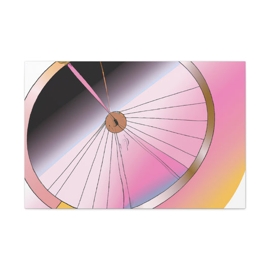 "Wheel Moderne" - Art Deco Canvas