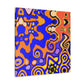 Aqua Aura - Abstract - Canvas