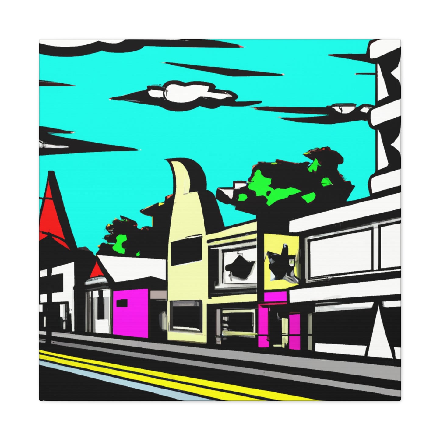 Cracker Row. - Canvas Pop Art