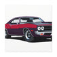 The Blazing Bullet - Automobile - Canvas