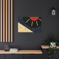 Rays - Retro Music Midcentury Canvas