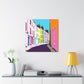 Magnolia City - New Orleans - Architectural - Canvas
