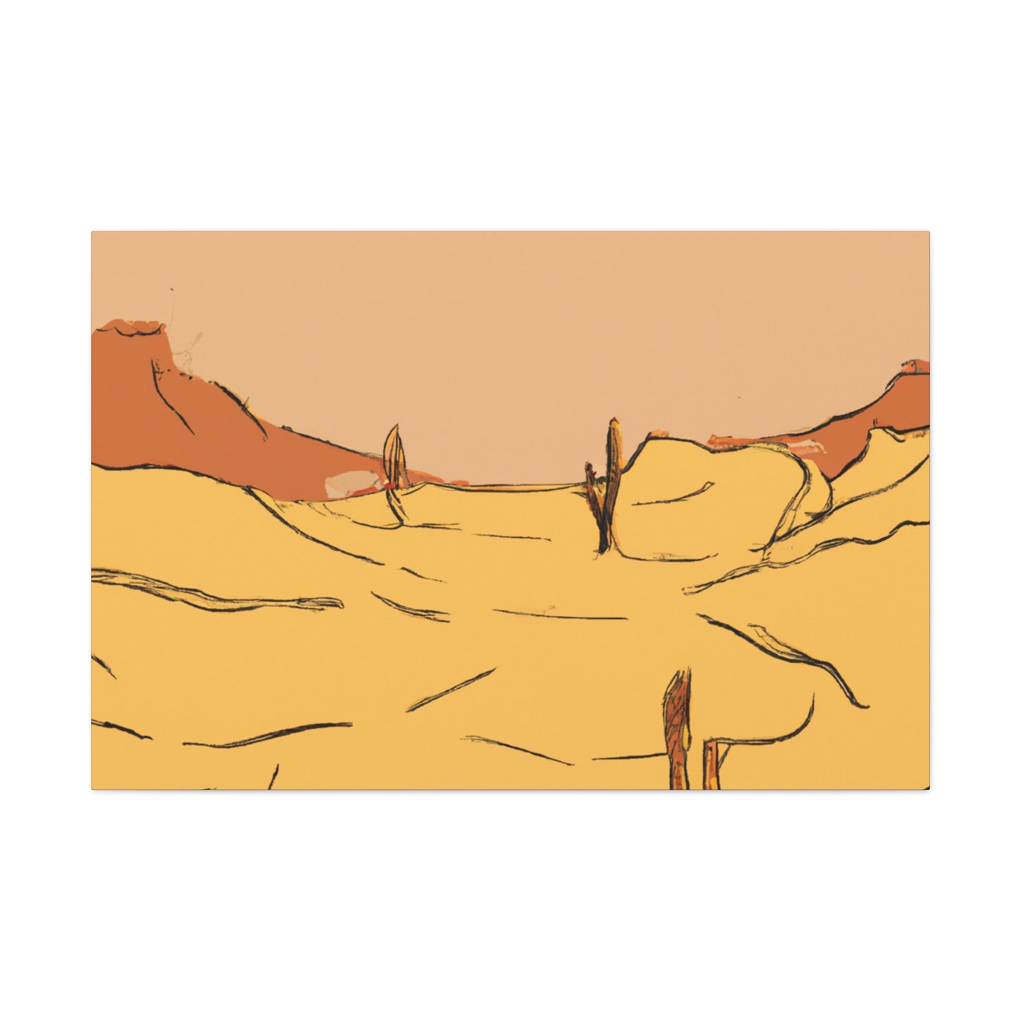 Carnival Fiesta - Vintage Contemporary - Desert Canvas