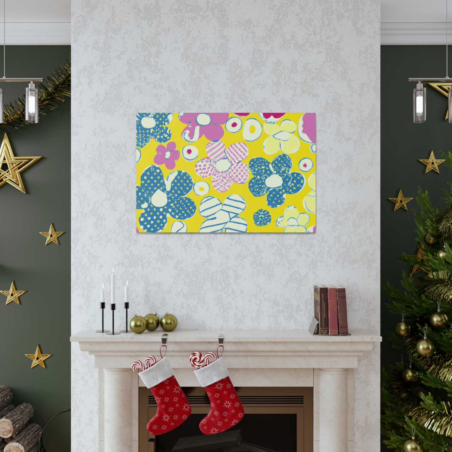 Amaranthine Blooms. - Floral Canvas