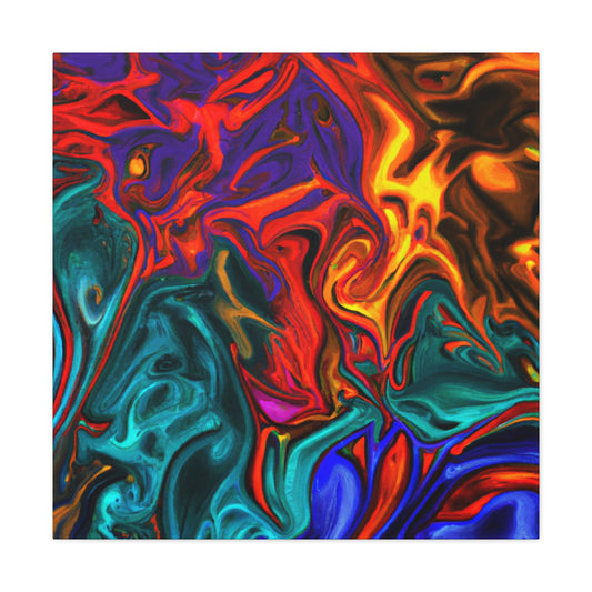 Up In Flames - Canvas - Abstract