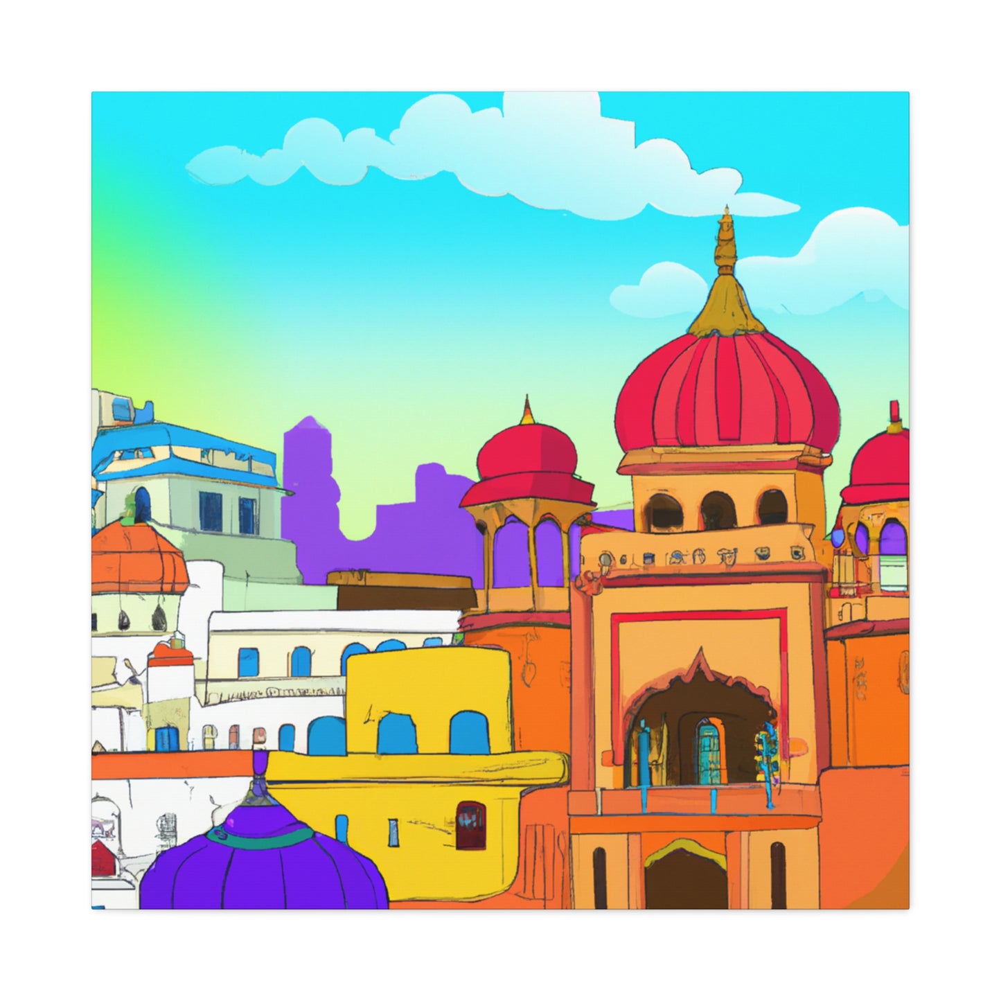 RosariTaj - Destination India - Canvas