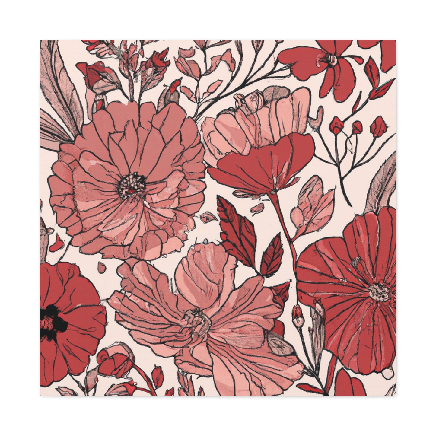 Rosemoon - Floral - Canvas