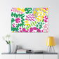 Floral Fusion - Floral Canvas