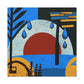 "Toned Angles- Midcentury" - Canvas