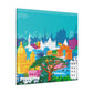 Ajanta Hills - Destination India - Canvas