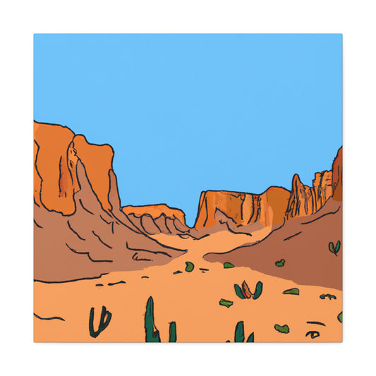 Desert Mirage- Landscape - Canvas