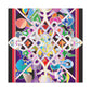 Jewel Snowflake- Glass Canvas