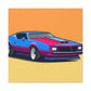 White Lightning - Automobile - Canvas
