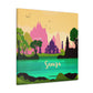 Taj Mahal - Destination India - Canvas