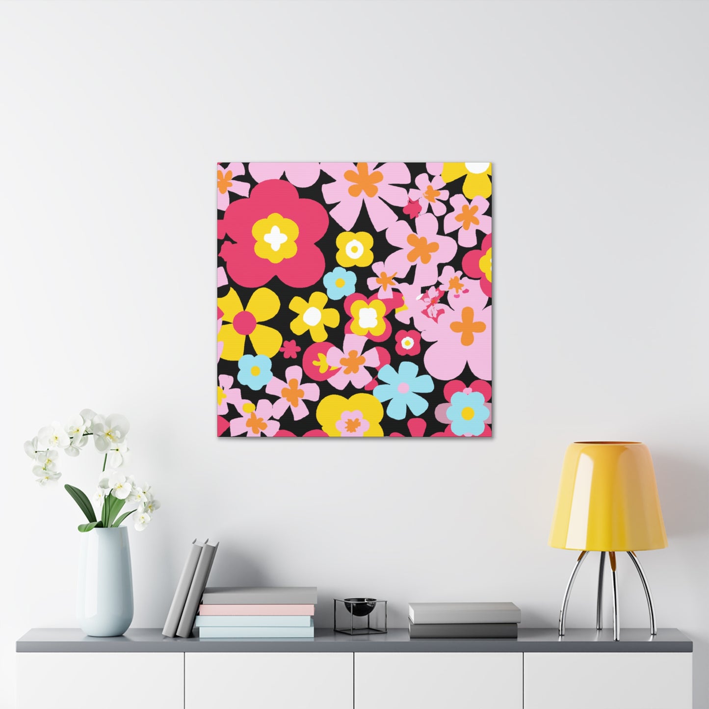 Dream-Catching Daisies - Floral Canvas