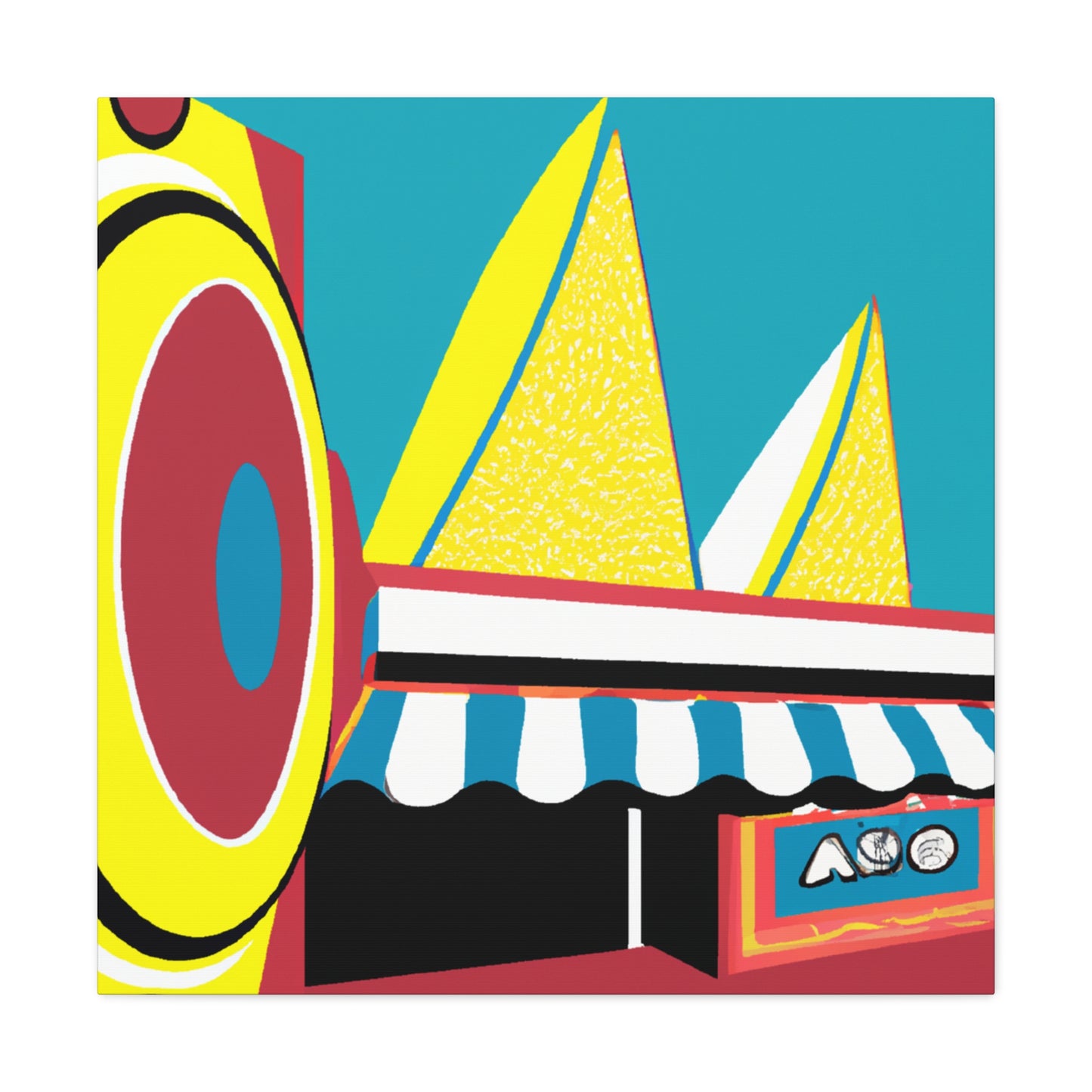 Sunshine Records - Canvas Pop Art