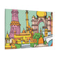 Lotus Island - Destination India - Canvas