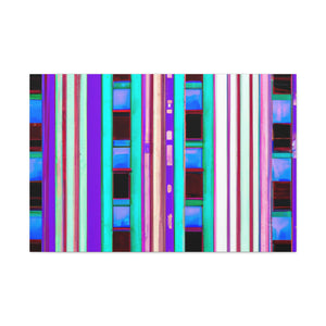 Luminous Metropolis - Architectural Canvas