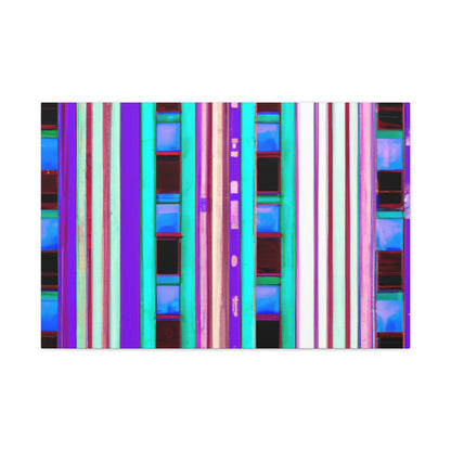 Luminous Metropolis - Architectural Canvas