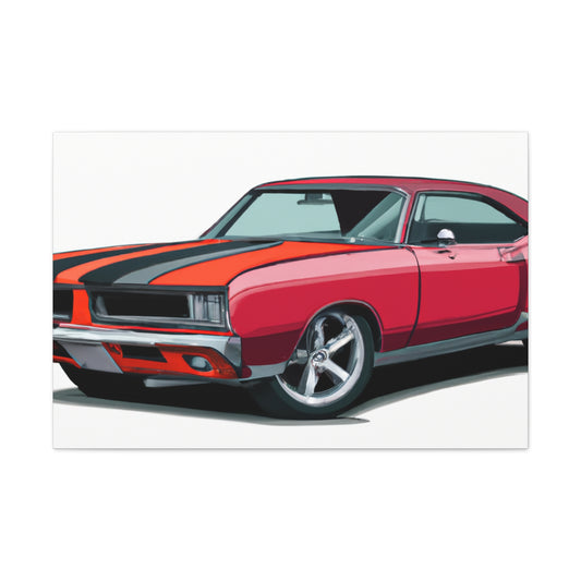 Hot Rod Havoc - Automobile - Canvas