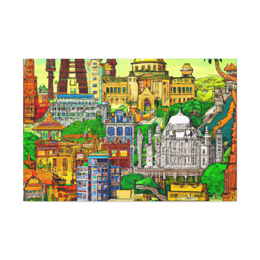 New Delhi - Destination India - Canvas