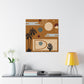 Bird's Eye Glimpse - Midcentury - Canvas