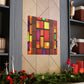 Happy Shimmer- Glass Canvas