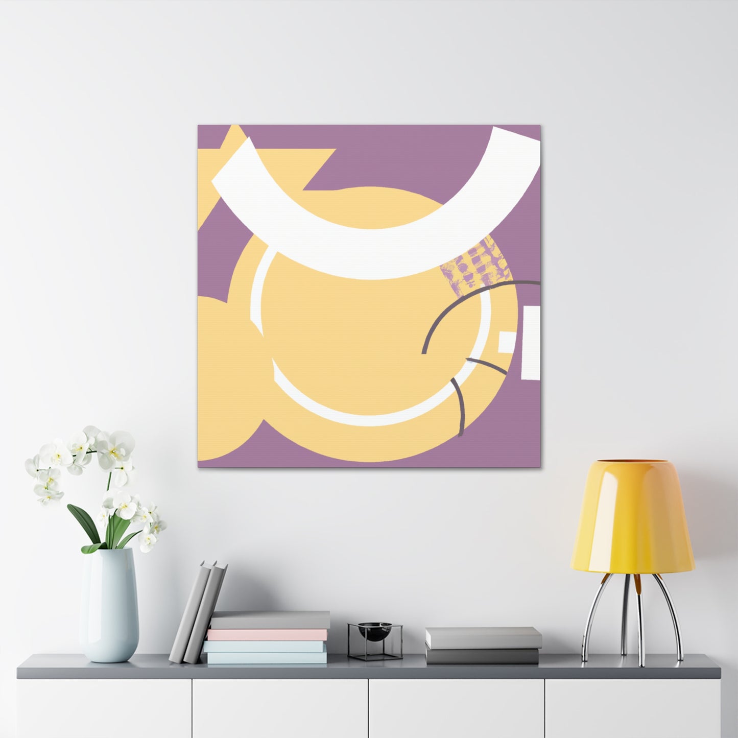 Lonely Tulips - Midcentury - Canvas