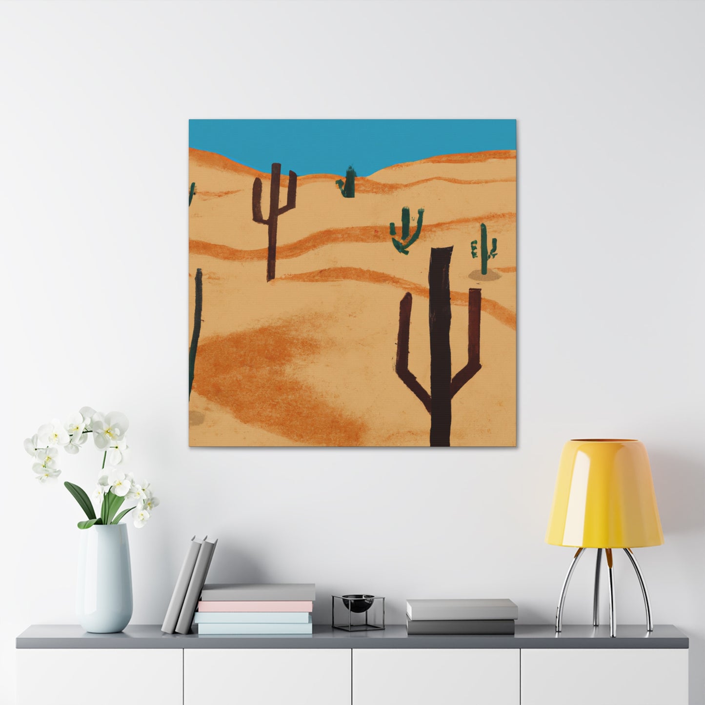 Southwestern Chic - Vintage Contemporary - Desert -Canvas