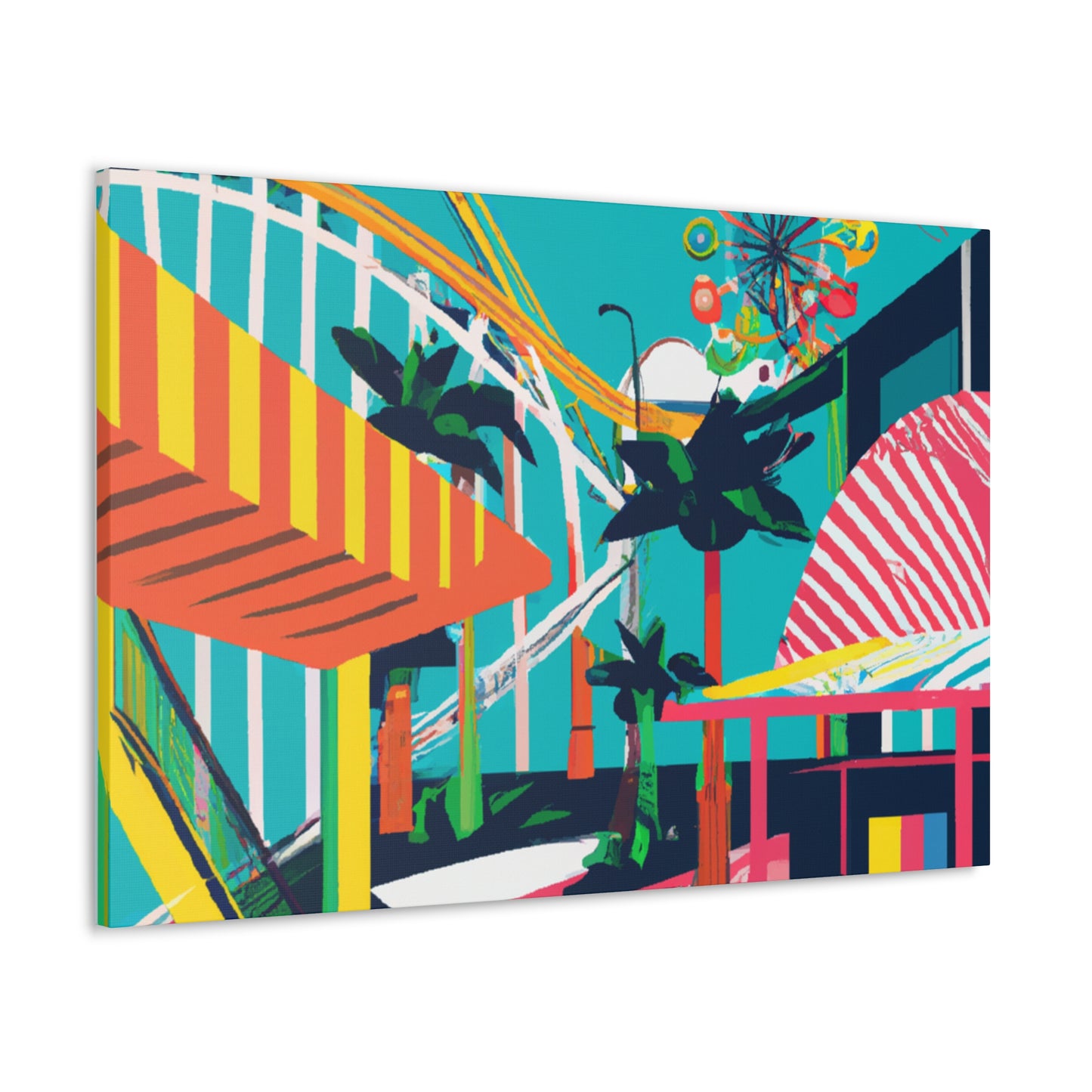 Verdant Valley - Landscape - Amusement - Canvas