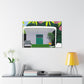 Vivid Vista - Midcentury - Canvas
