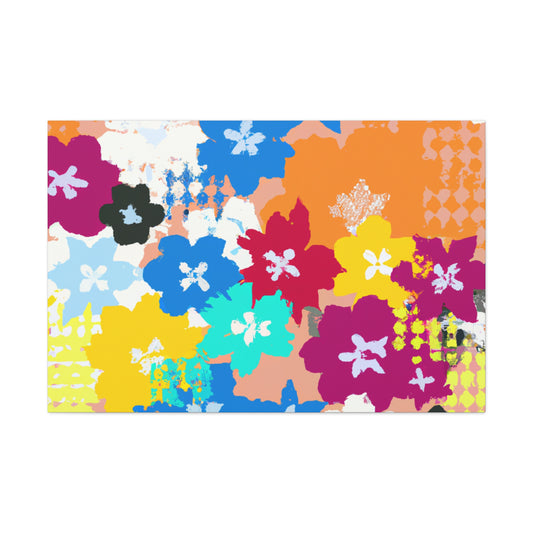 Laila - Floral - Canvas