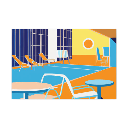 Water Wonder - Midcentury - Canvas